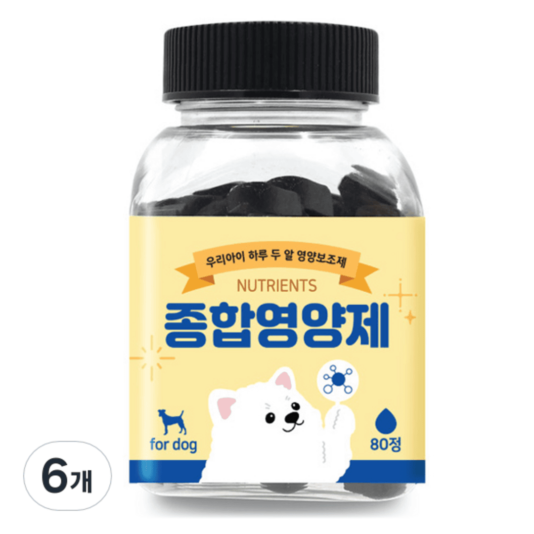 펫스토리 우리아이하루두알 강아지 영양 보조제, 종합영양제, 종합영양제, 6개 - 종합영양제 | 쿠팡