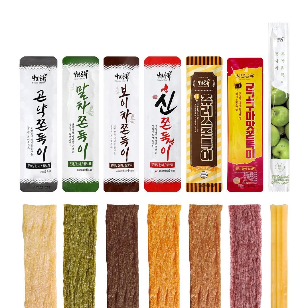 [자연공유] 곤약쫀득이 7종 골라담기 (1box 20봉입)