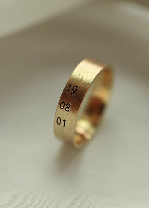 925silver 커플 평반지 각인반지