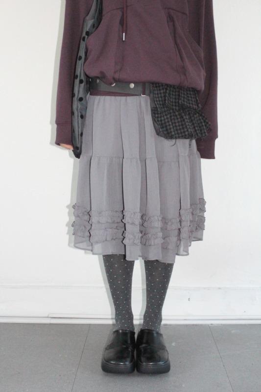 fog midi skirt (3color)