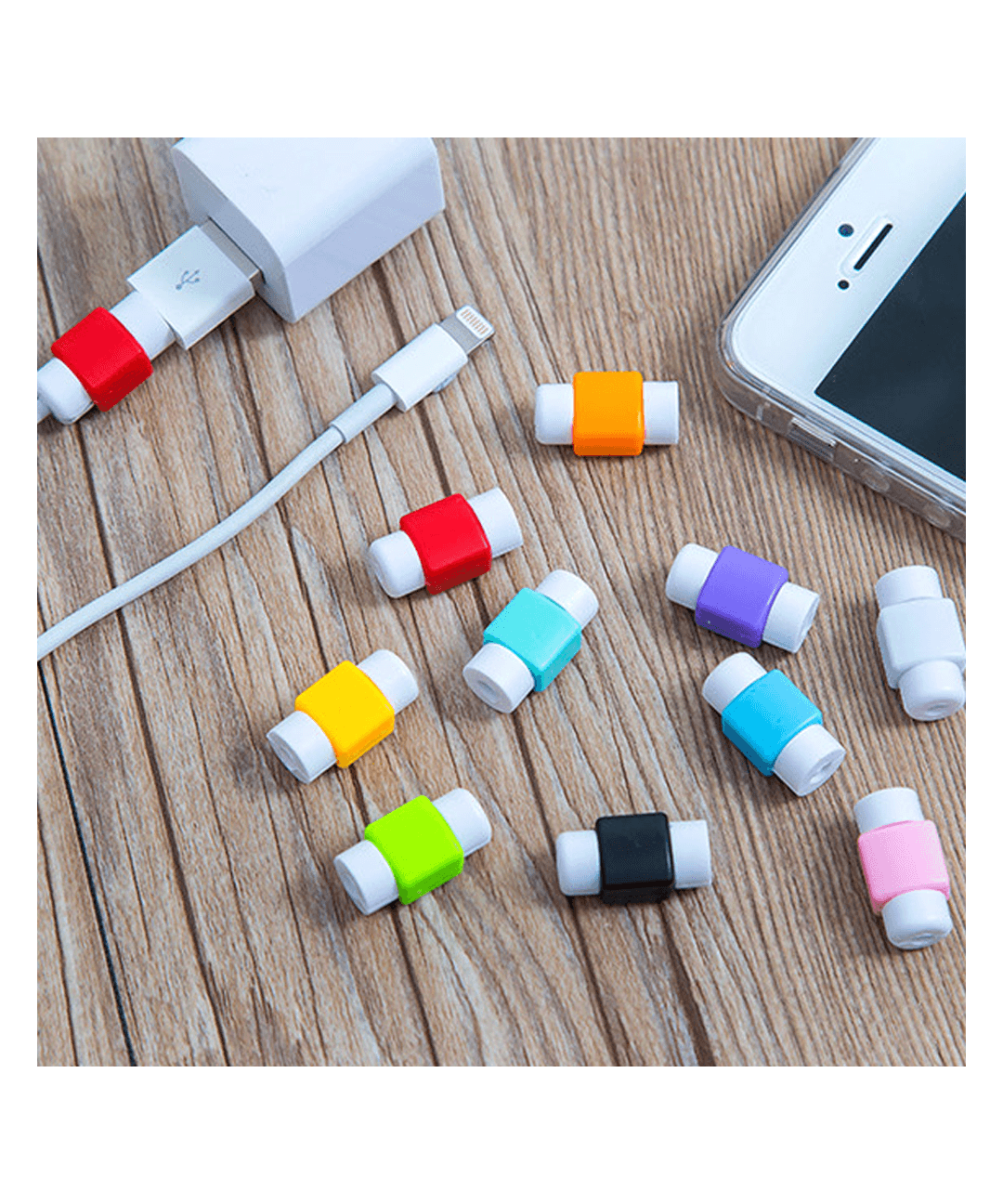 아이폰 케이블 보호캡 충전 선 단선 방지