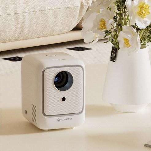 VANKYO 안드로이드 OS 빔프로젝터 무선 미러링 블루투스5.0 미니빔 5G WIFI, Leisure PH...