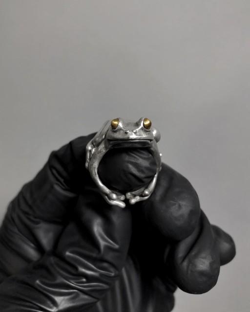 어메이징 개구리 925실버 반지