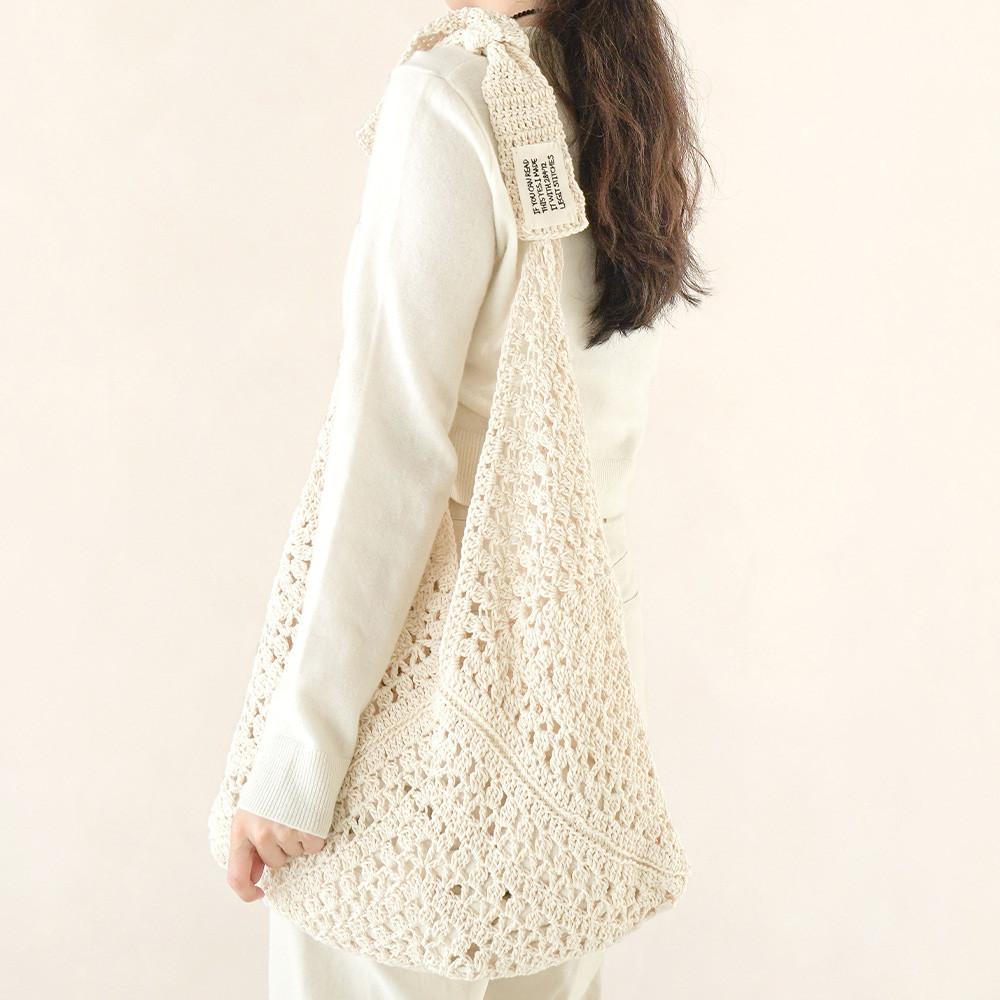 DIY 도화지 모티브 해먹백 코바늘 뜨개질 동영상 패키지