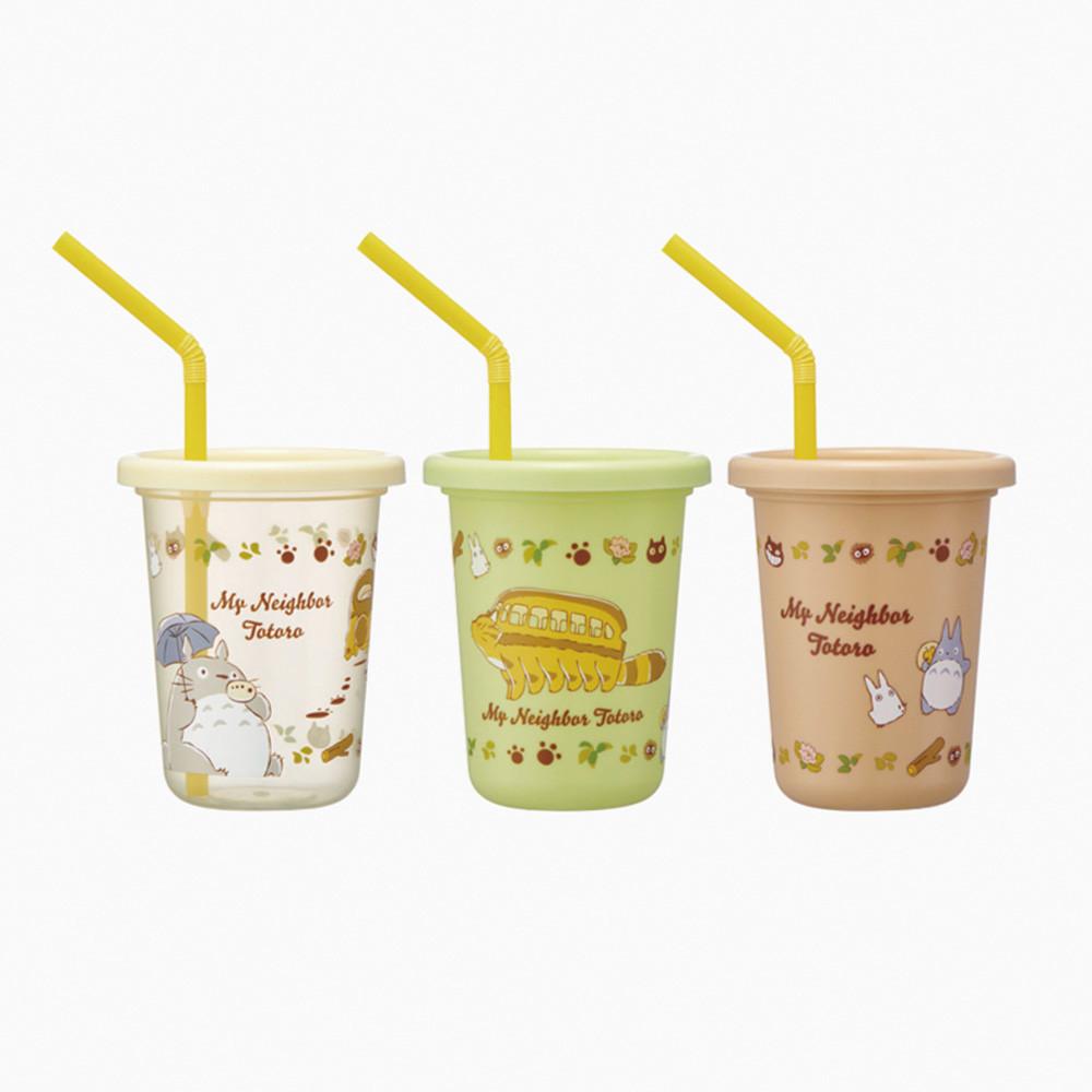 토토로 고양이버스 스트로 텀블러 3P 세트 230ml