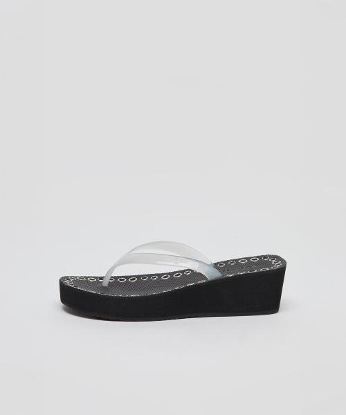 Eyelet platform sandals(White)_OK2CM26052WHT
