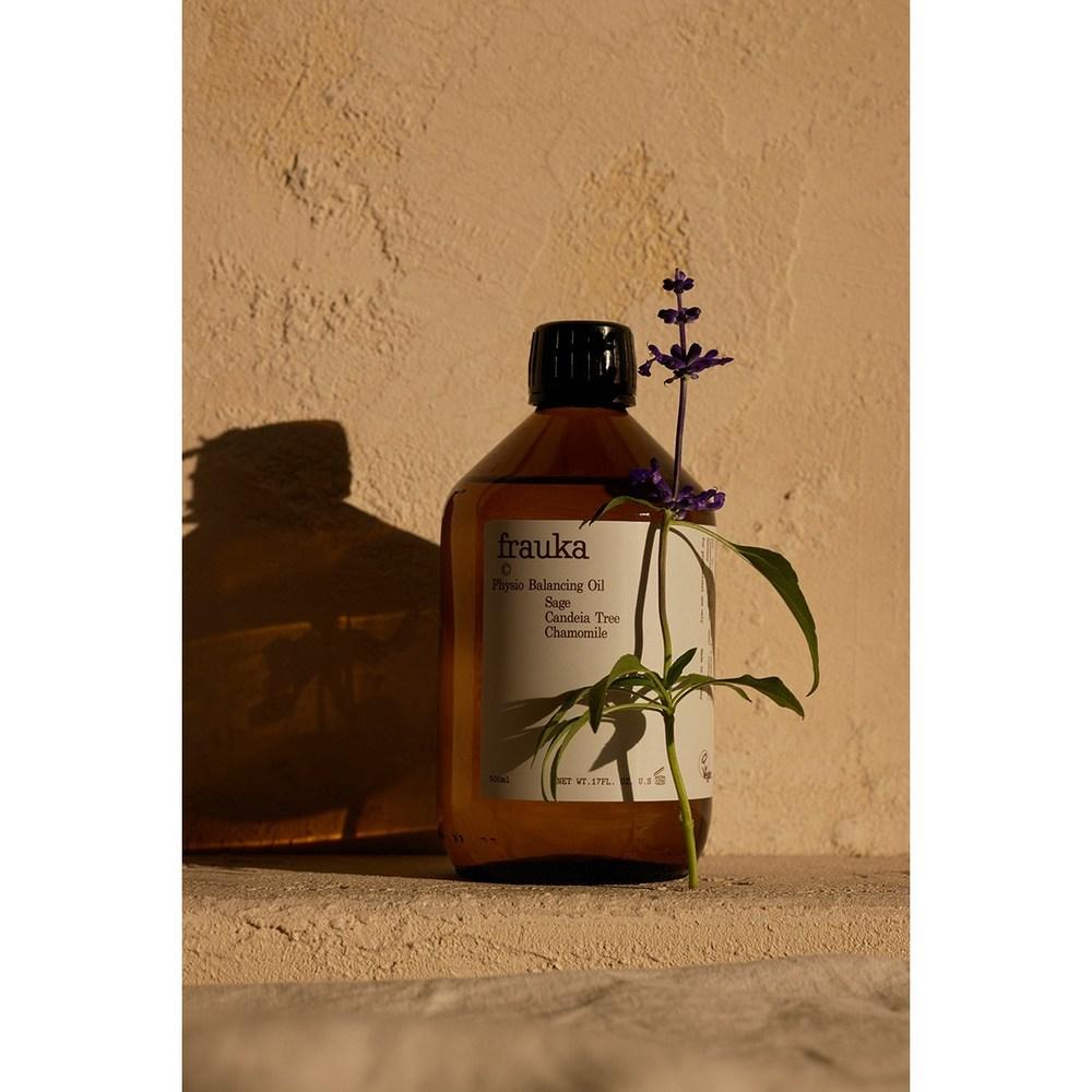 [리뉴얼] 프라우카 피지오 밸런싱 오일 500ml (앰플 전신오일 바디오일) + 펌프 - 바디오일 | 쿠팡
