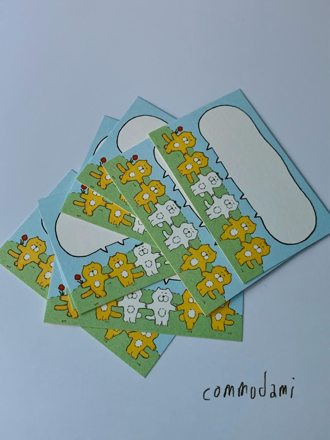 쿠마이누 메세지카드(8매입)