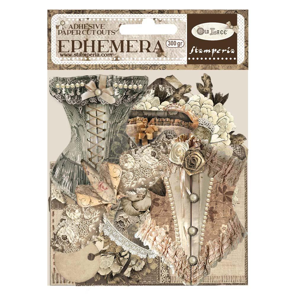 Stamperia 스탬페리아 Old Lace Ephemera 스티커