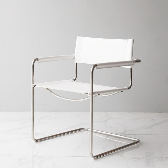 [리퍼브] 마지오 캔틸레버 가죽 암체어