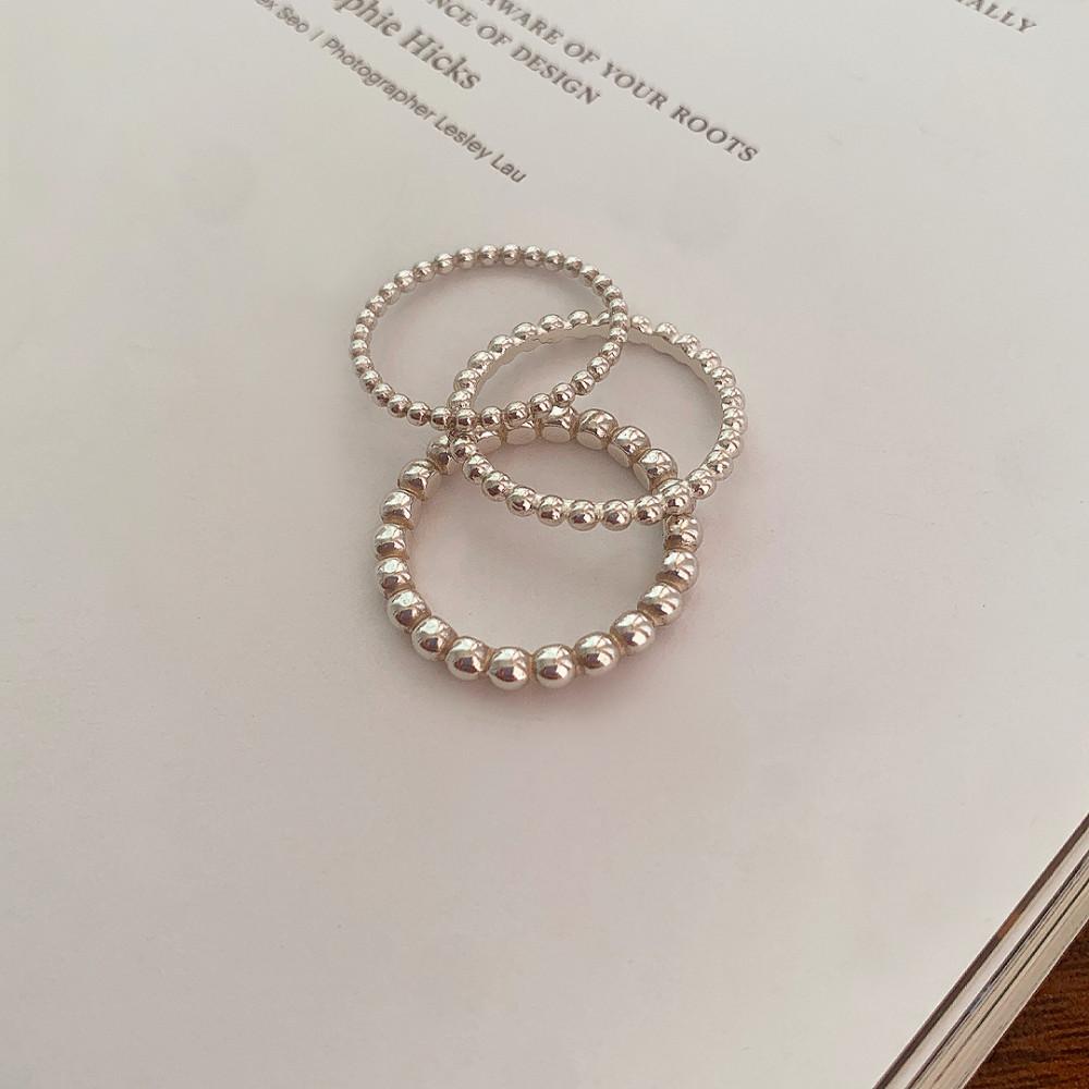 마티크 데일리 실버볼 밴딩 실버링 3사이즈 실버925 은볼 반지