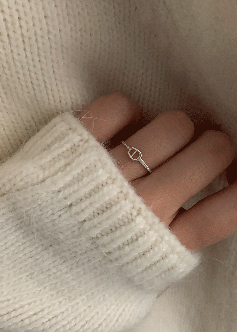 SILVER 디오 반지 - 17호 당일발송