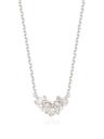 [르세라핌 홍은채 착용] pixie ribbon cubic necklace