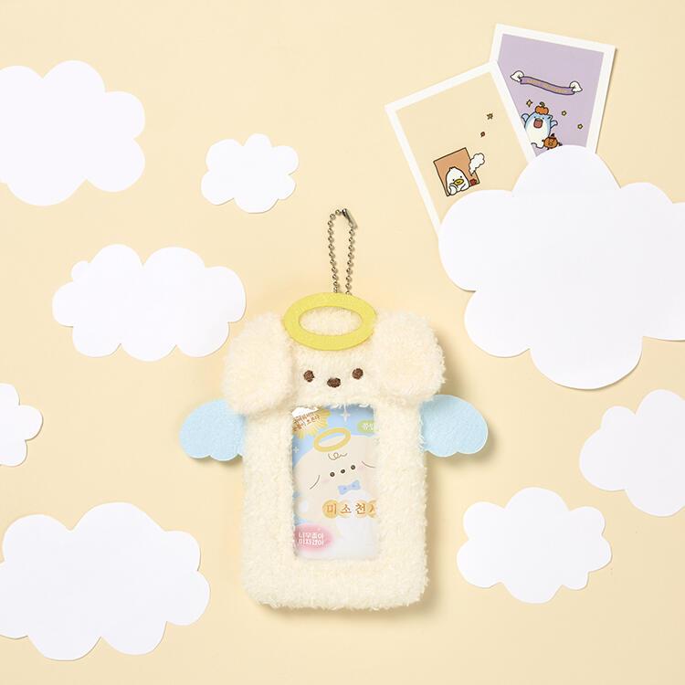 아트박스 천사 포카 케이스 화이트