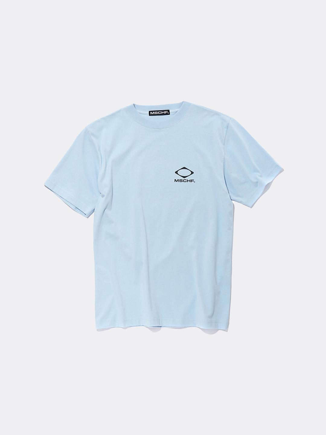 미스치프 RHOMBUS CREWNECK T-SHIRT-SKY BLUE