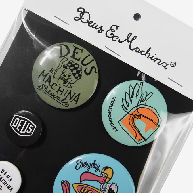 DEUS BUTTON BADGE SET #1