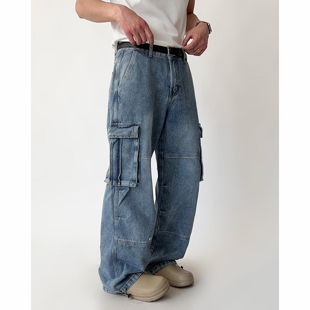 IDO 파라슈트 카고 데님 2color