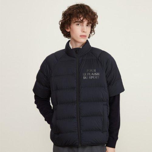 남성 풀집업 반팔 다운점퍼 (GO421MDJO4)