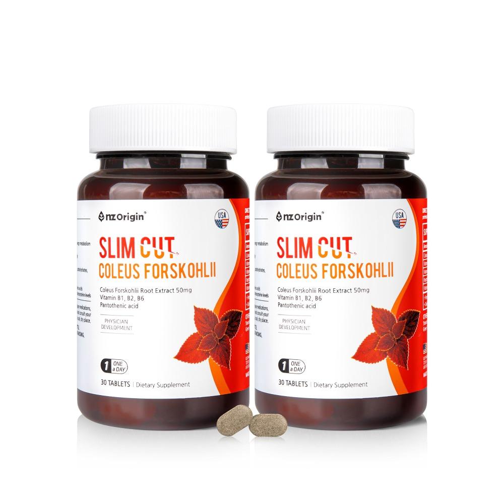 [뷰티/다이어트템 1+1] 엔젯오리진  슬림 컷 콜레우스 포스콜리(30정)