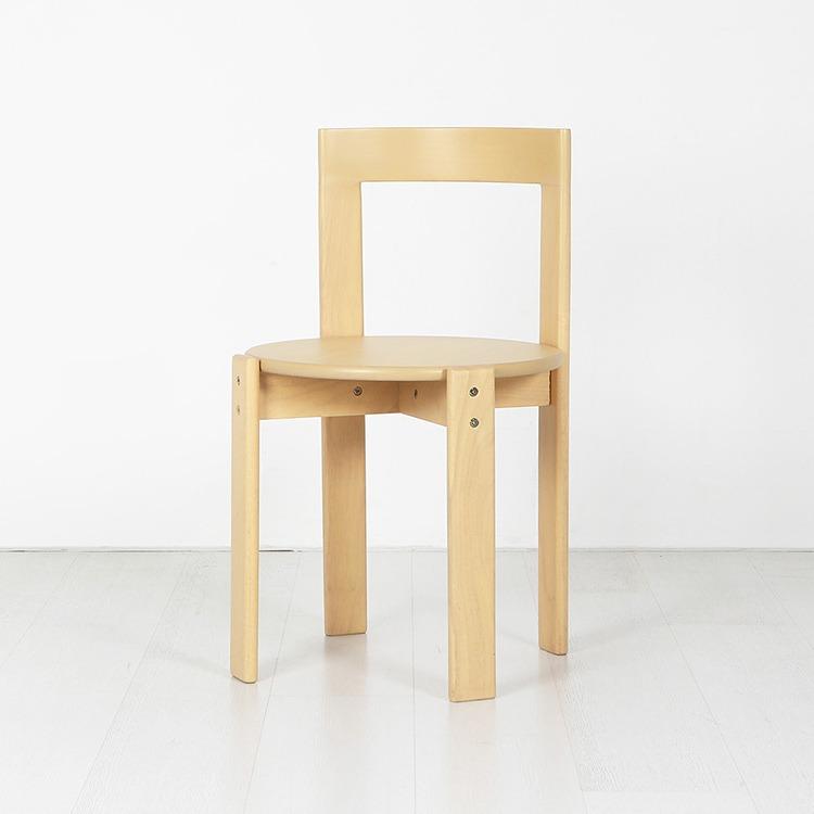 마켓비 벤쿠 원목의자 고무나무 당일발송