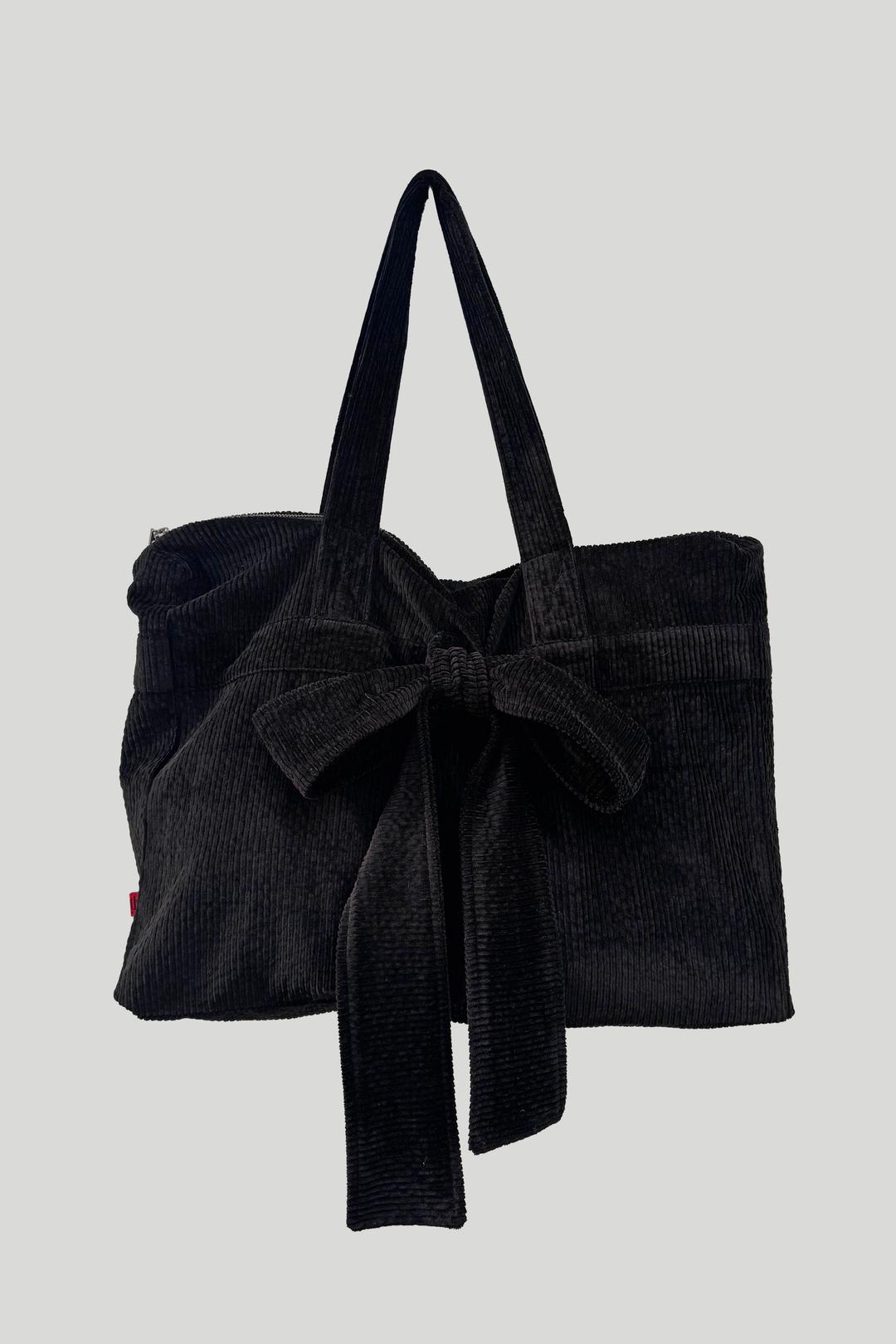 CORDUROY RIBBON BAG
