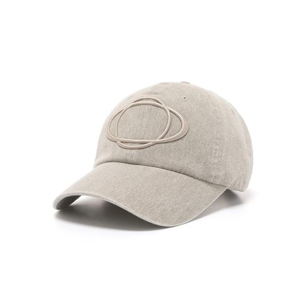 WASHED CIRCLE CAP_LIGHT KHAKI