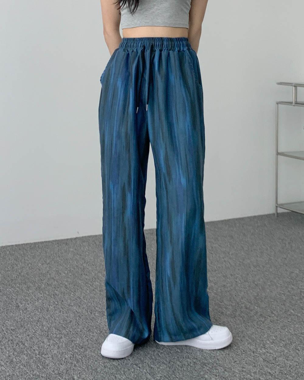 [Unisex] 테린 빈티지 와이드 밴딩 팬츠
