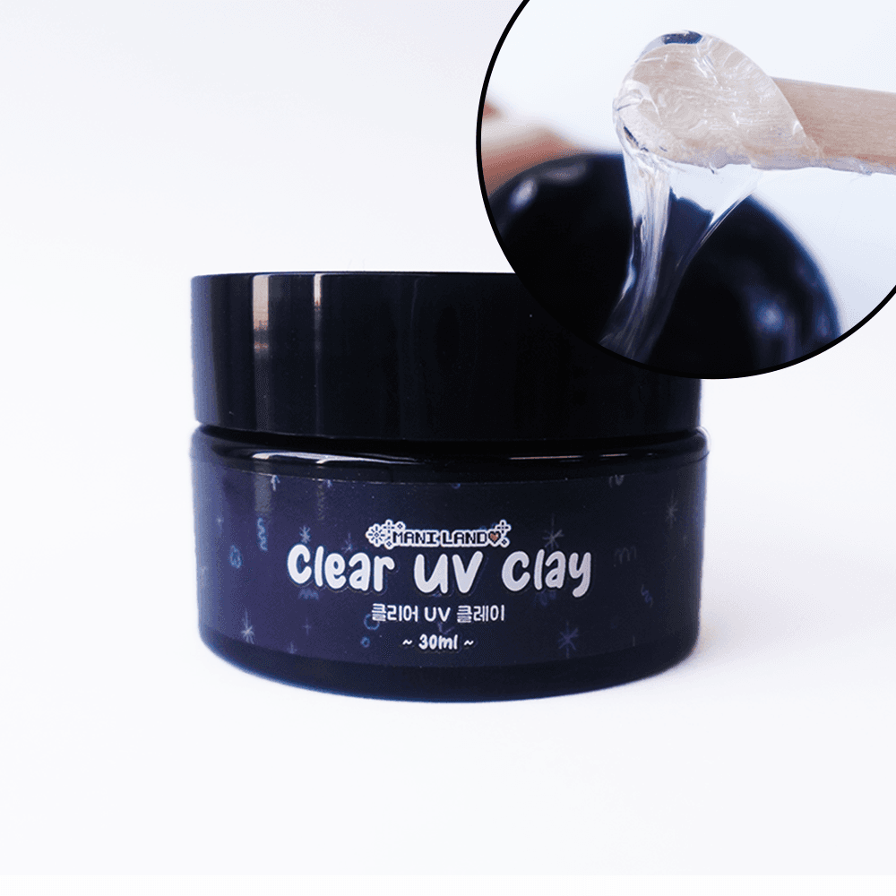 투명 UV 클레이 / 30ml 레진 점토, 엠보젤 쪼물젤 네일아트, 레진아트