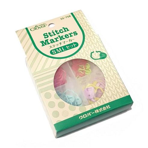 쏘잉스타 크로바 스티치 마커 세트 단수표시링 단수링 세트 55-758