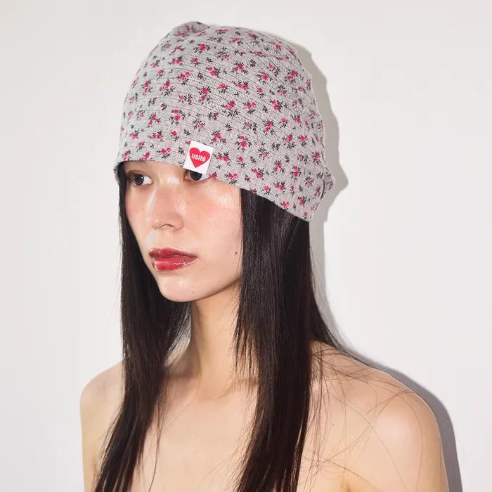 [4차 재입고] BABY Floral SUMMER Hat (GREY) 플로럴 비니