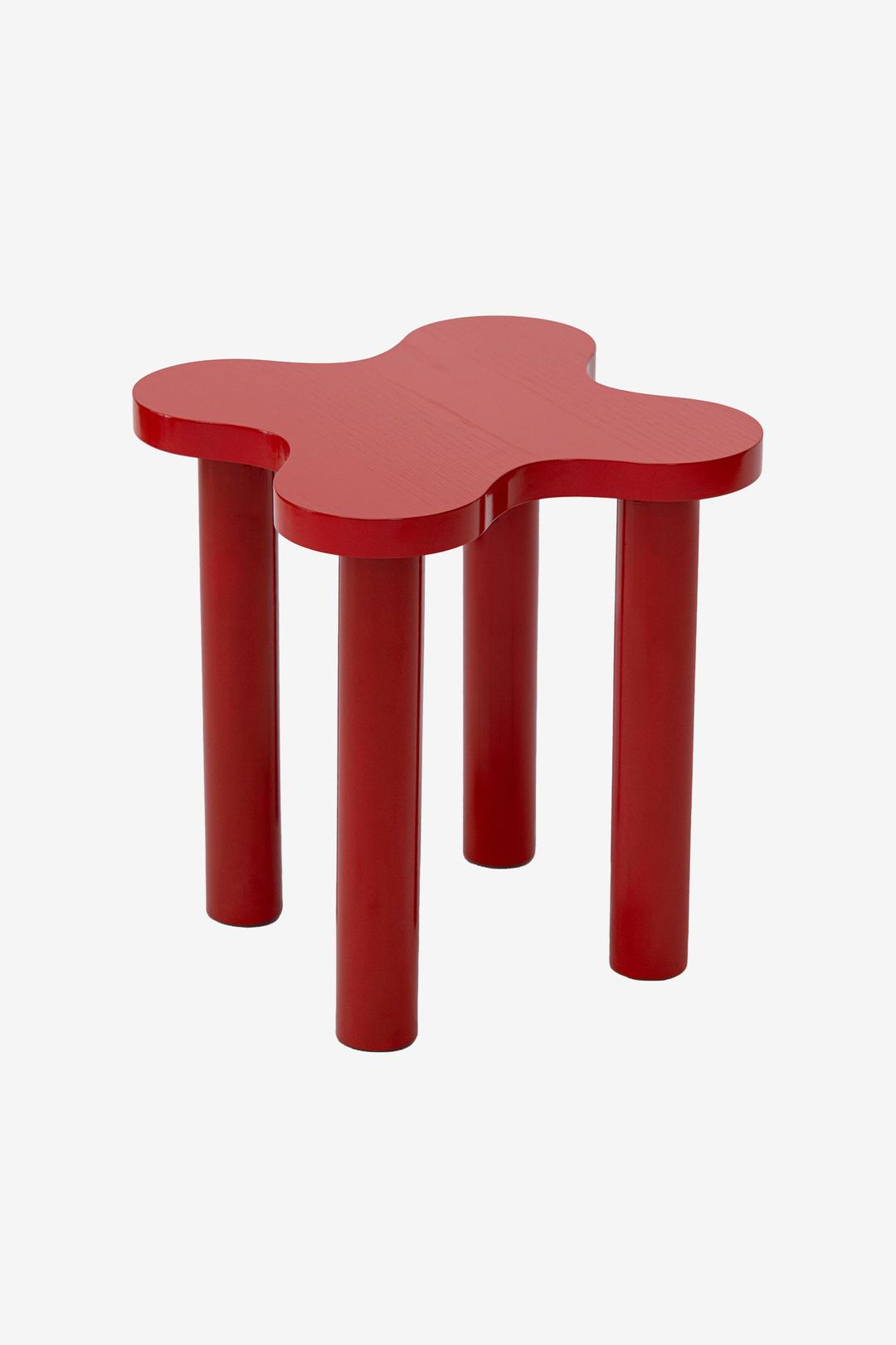 Clover Stool - Red