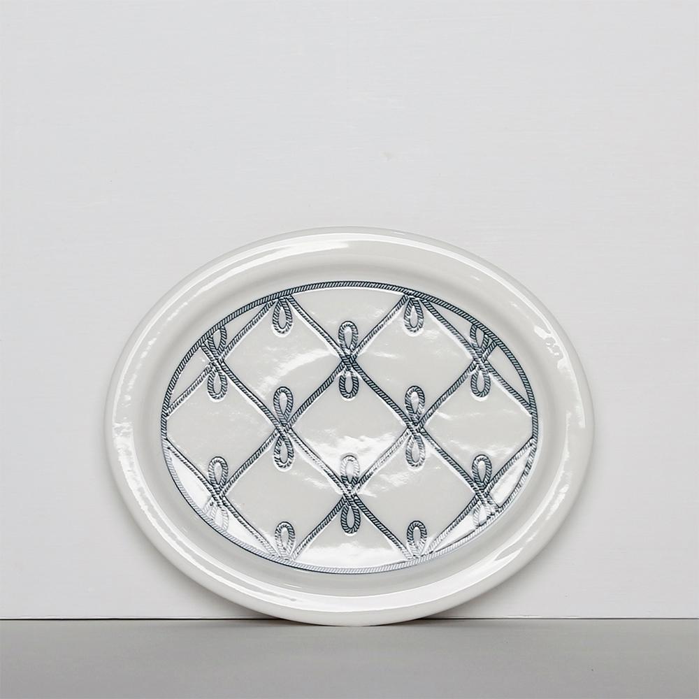 오발 플레이트 트와인 딥그린 oval plate twine Deep Green