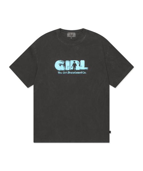 ADVERTYPE WATER PRINTING TEE charcoal