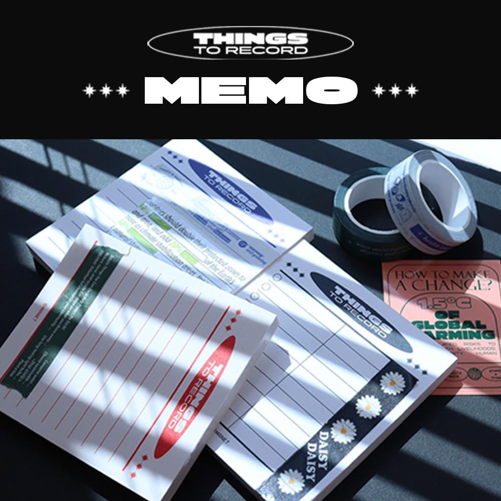 마넷 떡메모지 - 레코드