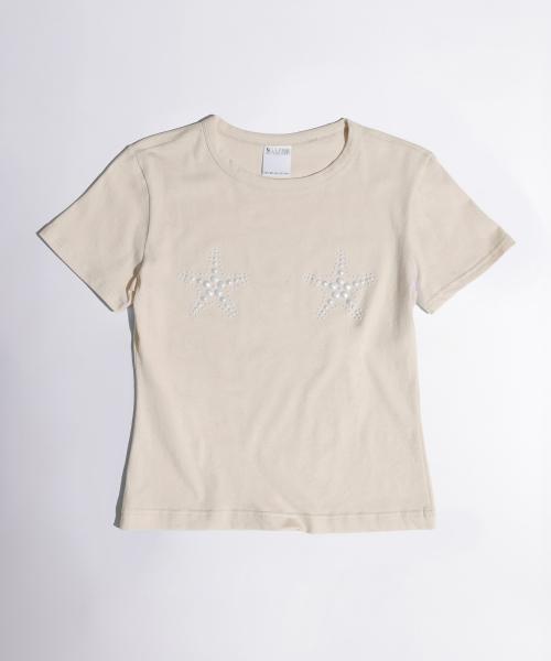 Pearl Starfish Tee Pale Pink
