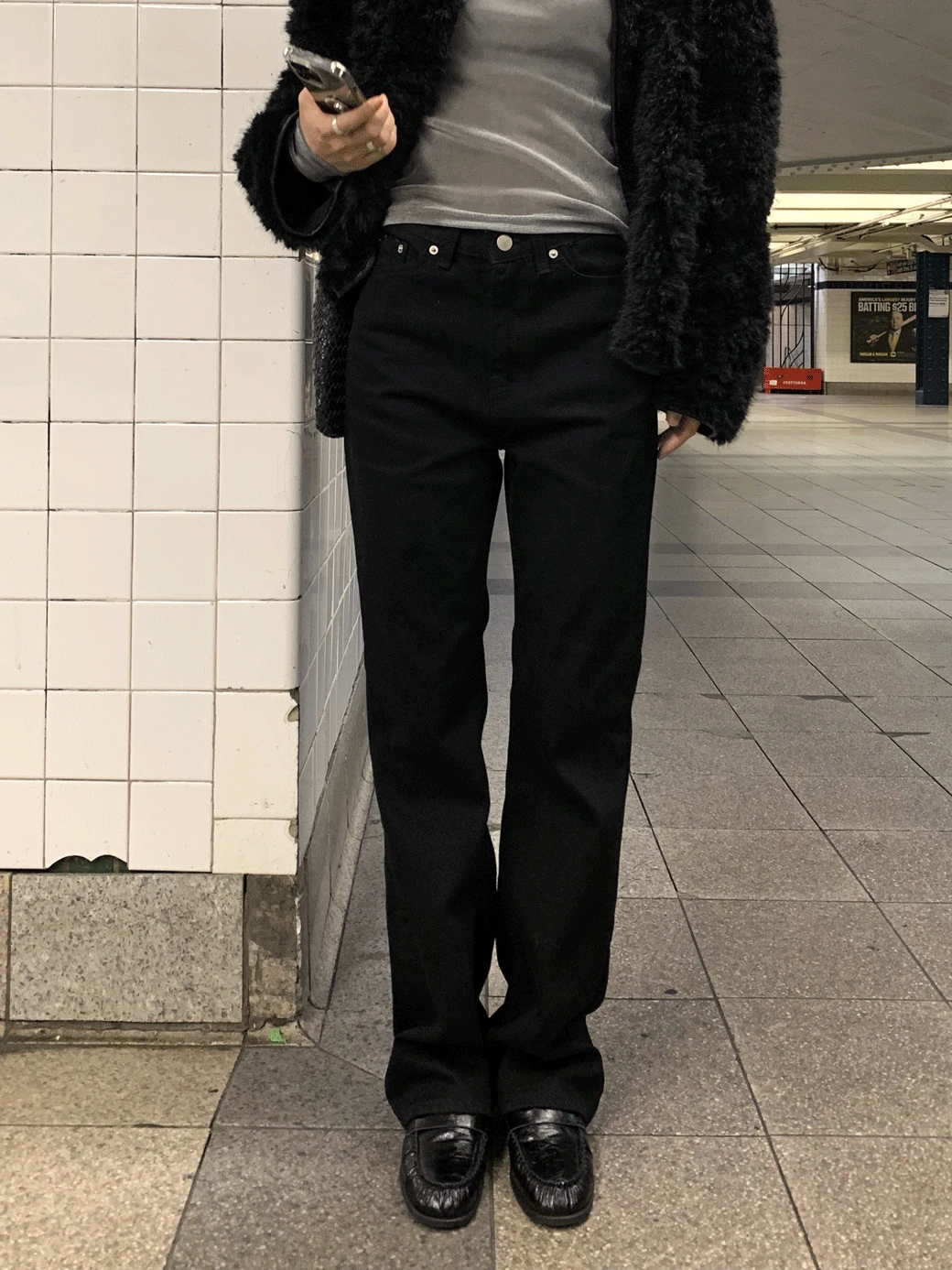 DP. Straight Slim Bootcut Pants