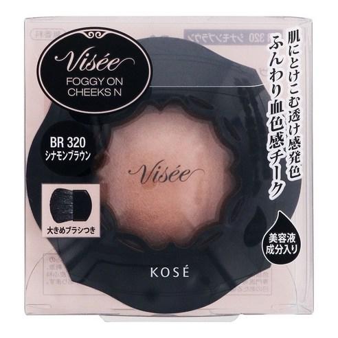 KOSE 비세 포기 온 치크스 N 브러시 내장, BR320 시나몬 ..., 1개 - 블러셔 | 쿠팡