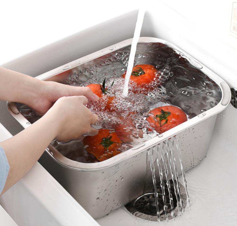 [드엘리사] 바겐슈타이거 스텐 설거지통 10L (타공트레이 별도 옵션)