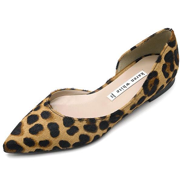 [카렌화이트]Leopard shoes_kw1236_1cm