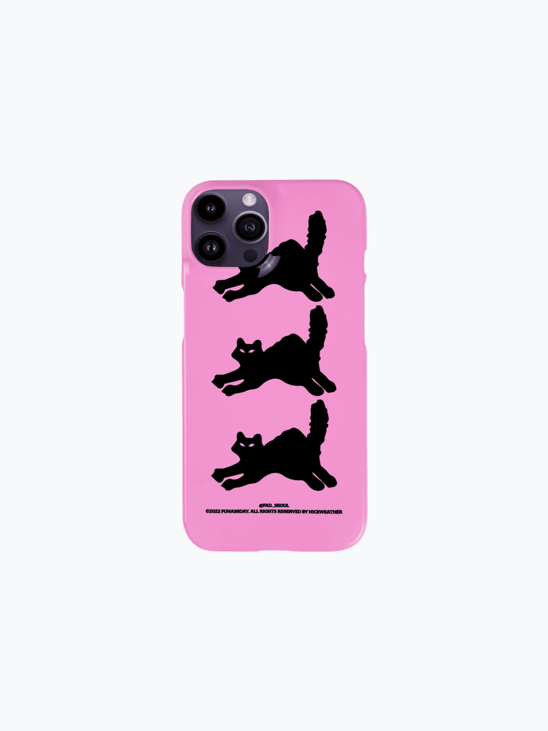 [FAD] CAT CAT CAT PHONE CASE (PINK)