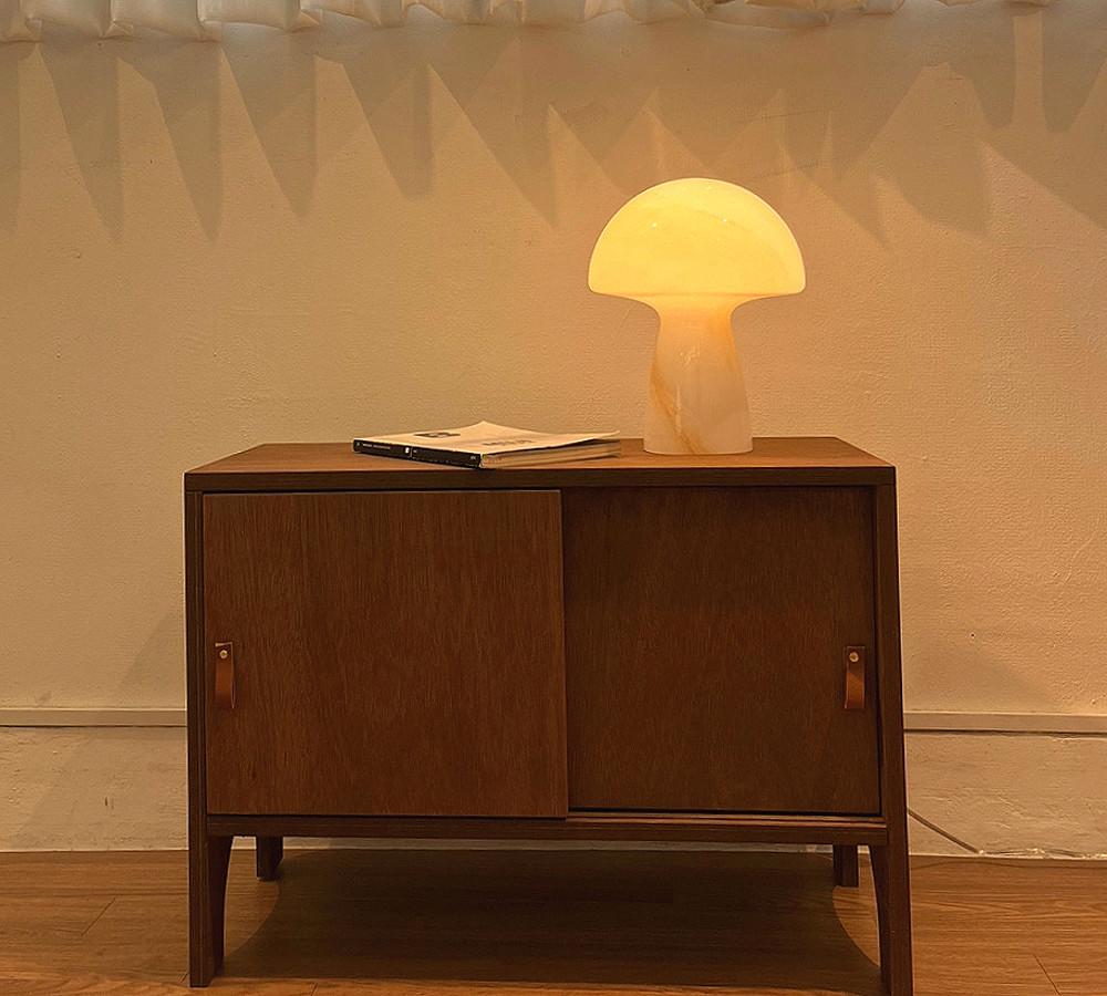 누스 라왕합판 수납장 협탁 슬라이드 사이드테이블