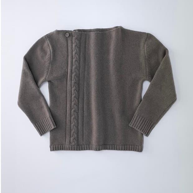 울리카상투스 로프 니트 탑 Etoupe/M | 후루츠패밀리