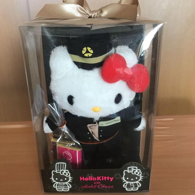 산리오 ハローキティ＆ホテルオークラ コラボぬいぐるみ - 위시버킷