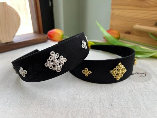 럭셔리비단머리띠