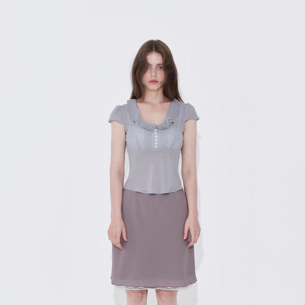 Hide Lace Midi Skirt (Mocha)