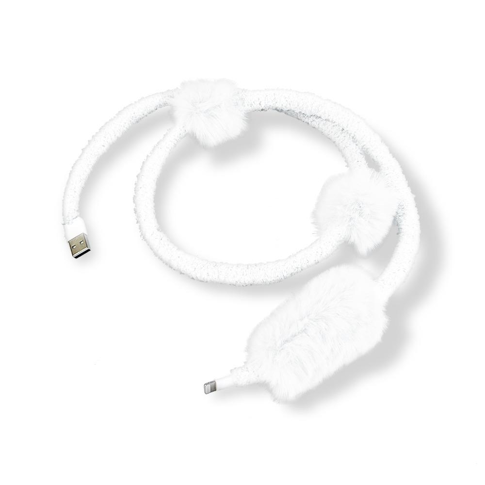 Soft Fur Cable (iPhone전용) *White - 10/4 순차발송