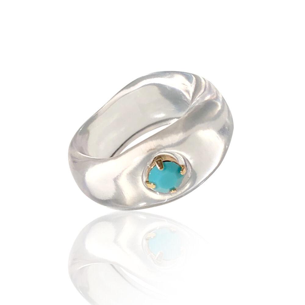 [BTS 정국 착용] Pond ring, CLEAR (YLCSSARI02CL)