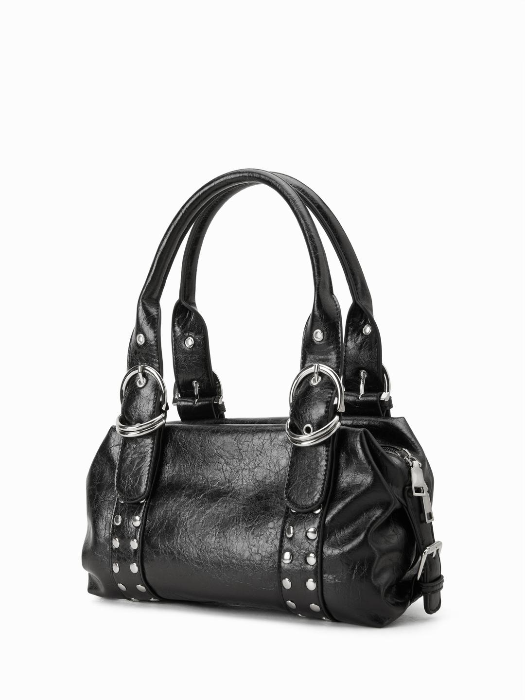 STUDDED SHOULDER BAG