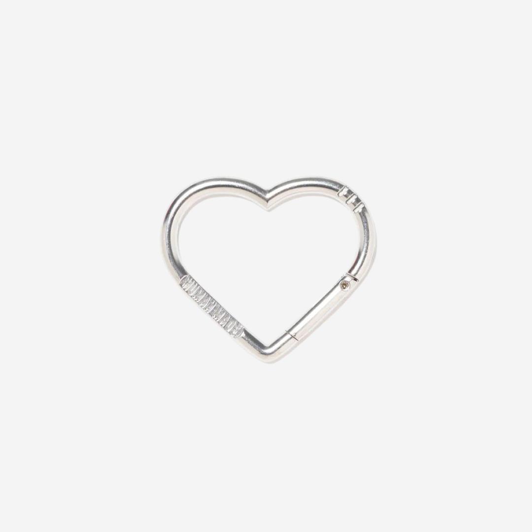 Human Made Heart Carabiner Silver