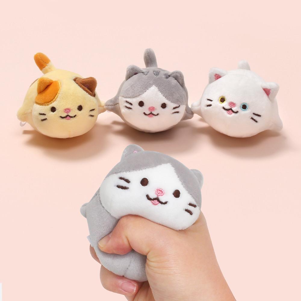 모찌타운 꾹꾹이 삼총사 스트레스볼 고양이 스퀴시